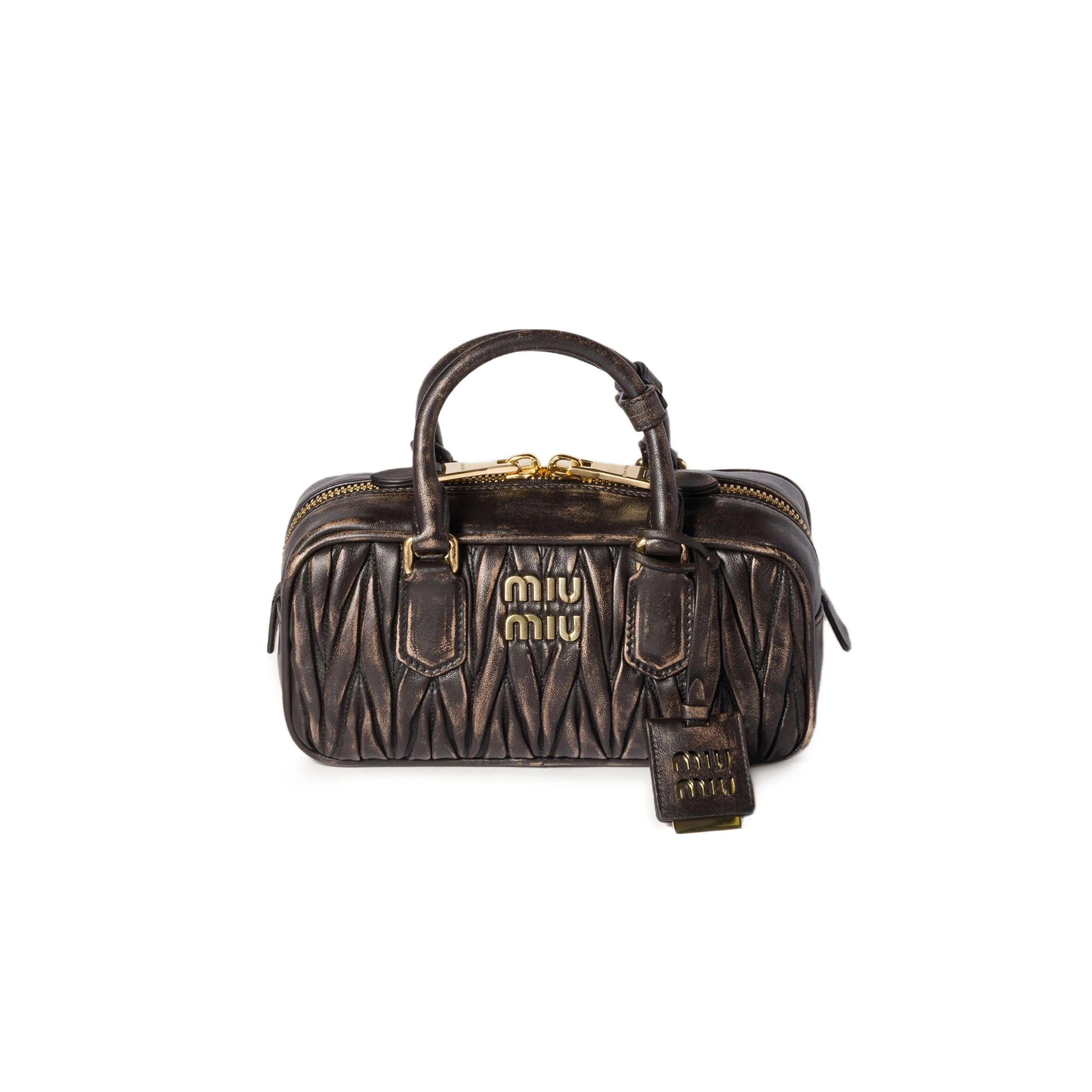 M1v M1v arcadie matelassÉ leather tote bag (22*10.5*7.5cm)
